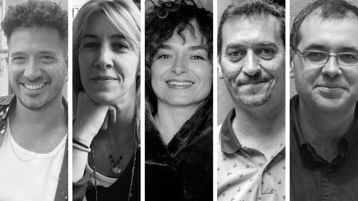 Carlos del Hoyo, Ruth García, Anna R. Costa, Héctor Lozano y Pepe Coira, creadores que han incluido la discapacidad en sus series.