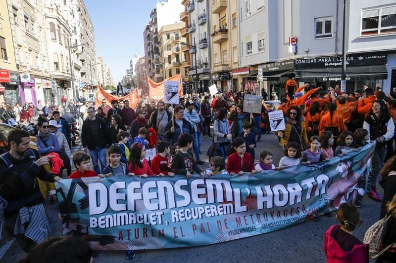 Manifestación contra el PAI de Benimaclet