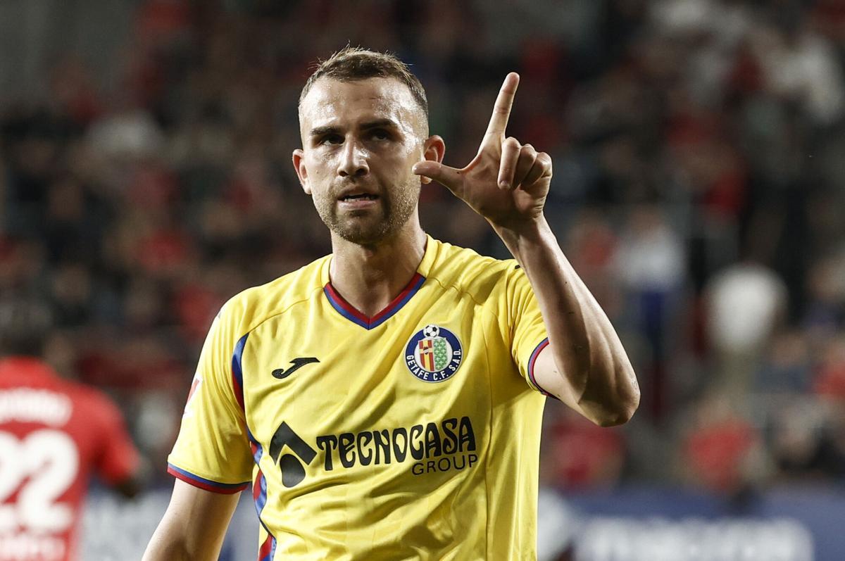 El delantero del Getafe Borja Mayoral