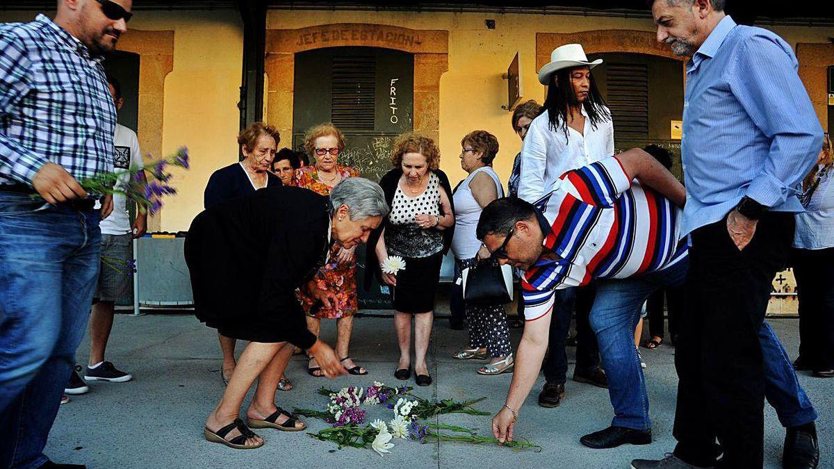 Una edición pasada del homenaje a Antonio Jamardo en Pontecesures.