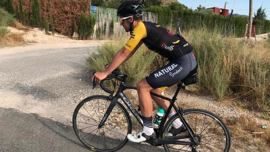 Raúl Granados, durante un entrenamiento previo a su vuelta a la competición