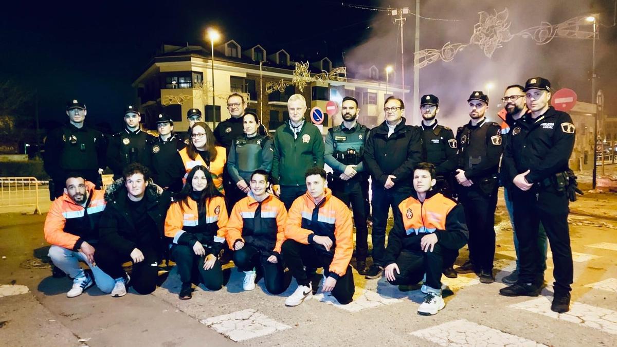 Policía Local en fallas en l'Eliana