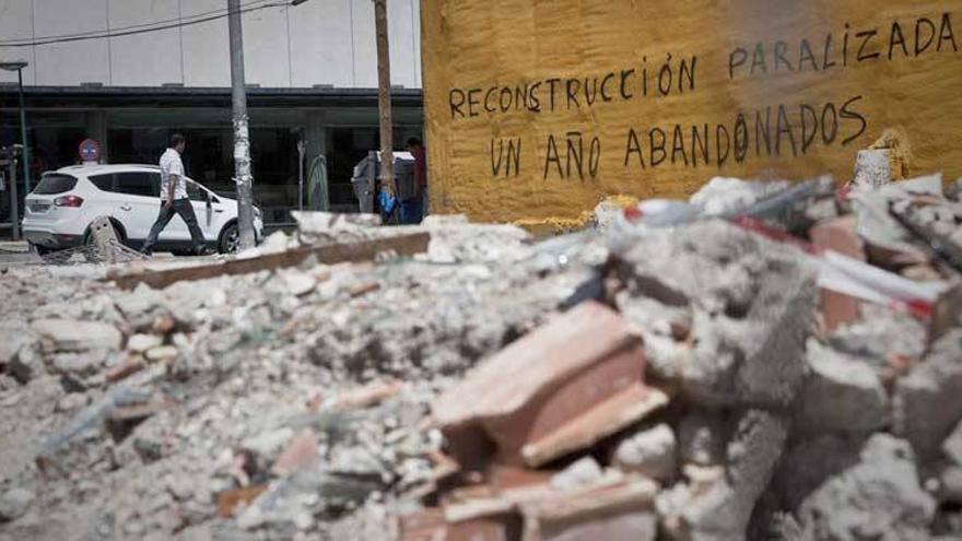 Un año después del seísmo, Lorca vive entre la ruina y la dejadez administrativa