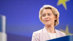 La presidenta de la Comisión Europea, Ursula von der Leyen