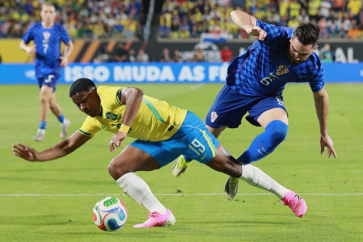 Endrick, ante Croacia