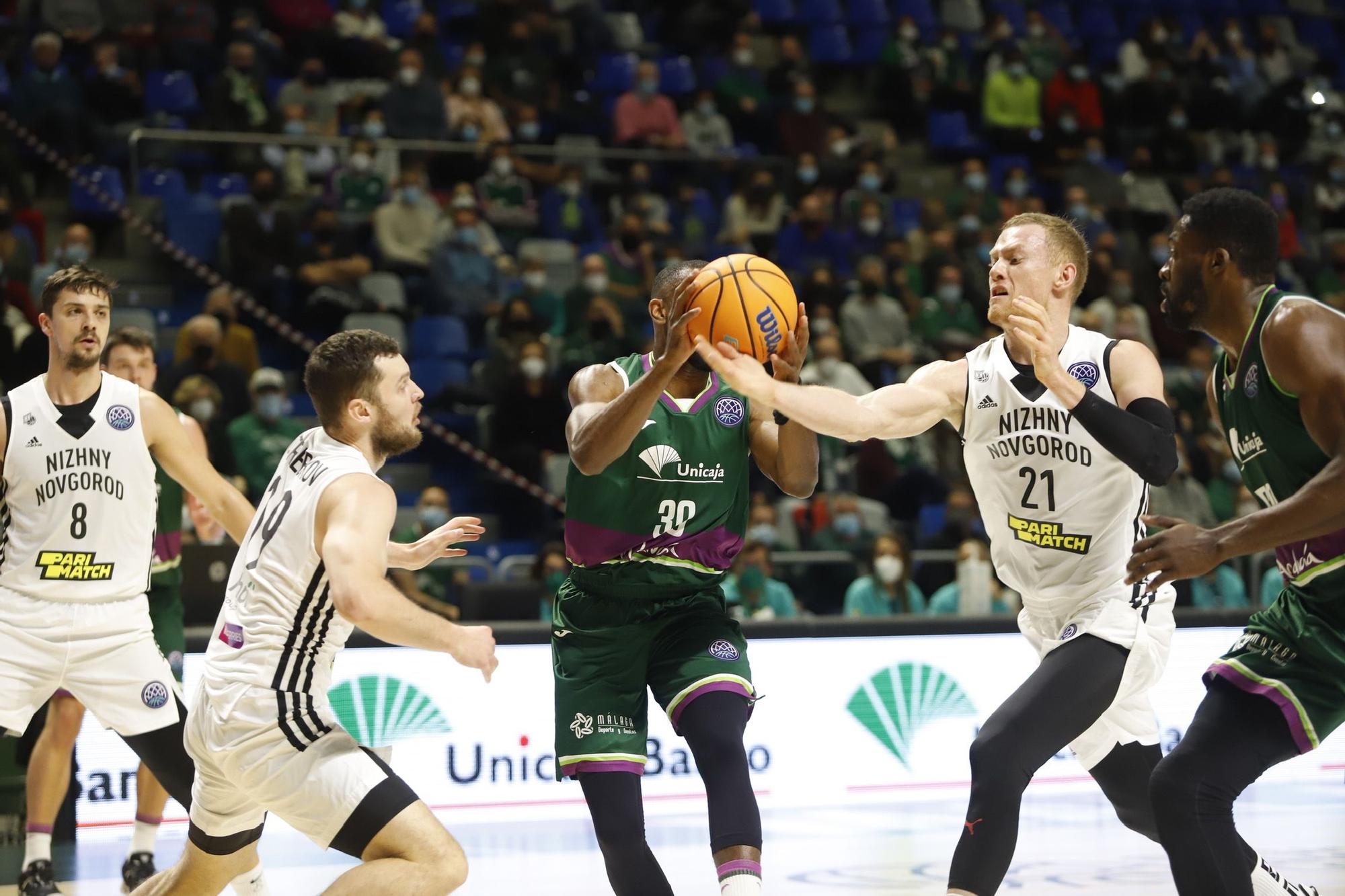 Las imágenes del Unicaja - Nizhny Novgorod de la BCL