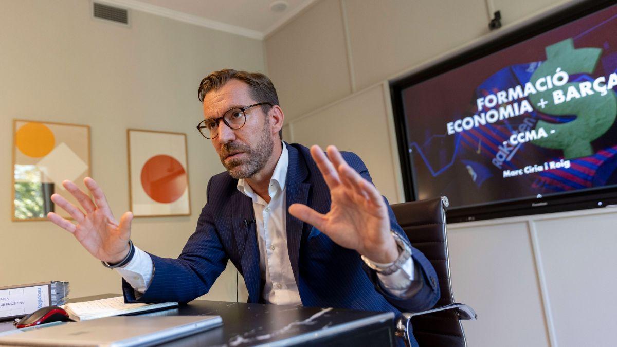 El financiero y socio del FC Barcelona Marc Ciria analiza la situación económica del club blaugrana
