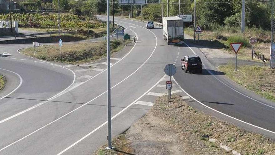 El cruce donde ocurrió el accidente, horas más tarde. // Iñaki Osorio