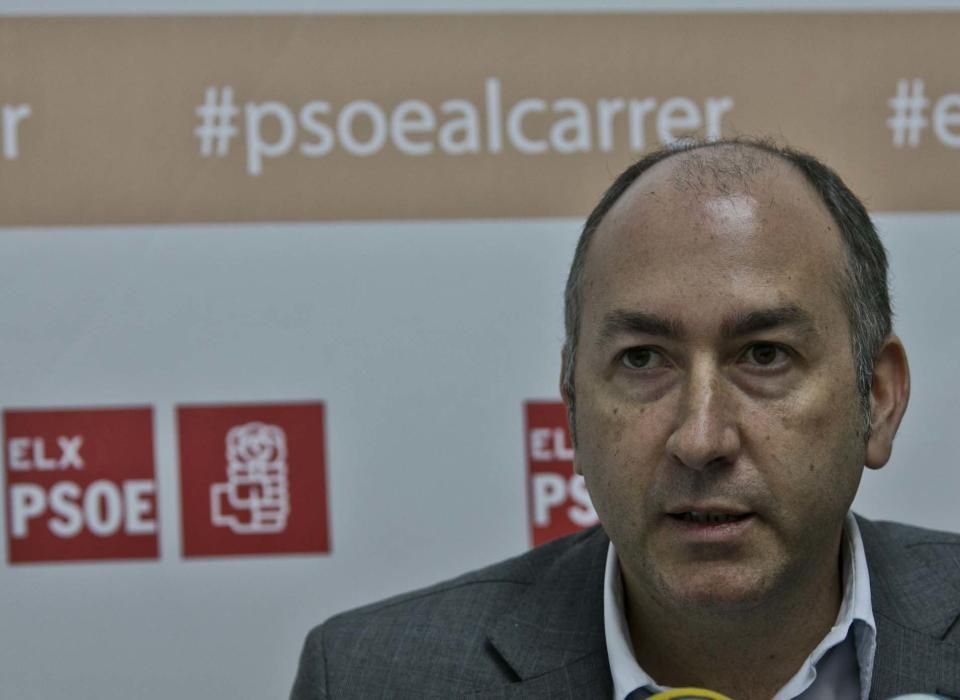 En contra. Alejandro Soler, secretario comarcal PSPV-PSOE Baix Vinalopó