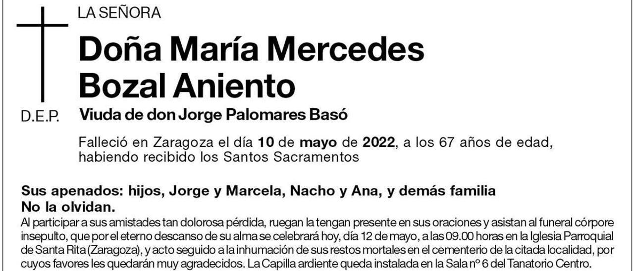 María Mercedes Bozal Aniento