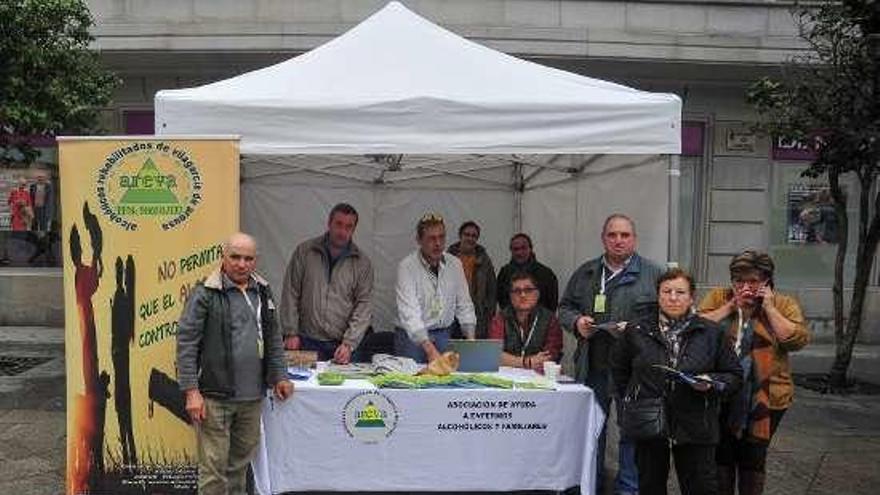 La carpa de Areva en la Plaza de Galicia. // Iñaki Abella