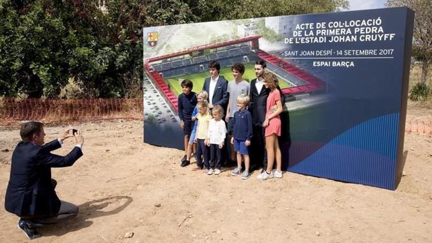 Primera piedra del estadio Johan Cruyff