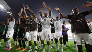 Sudáfrica celebra el pase a los cuartos de final de la Copa África tras derrotar a Marruecos