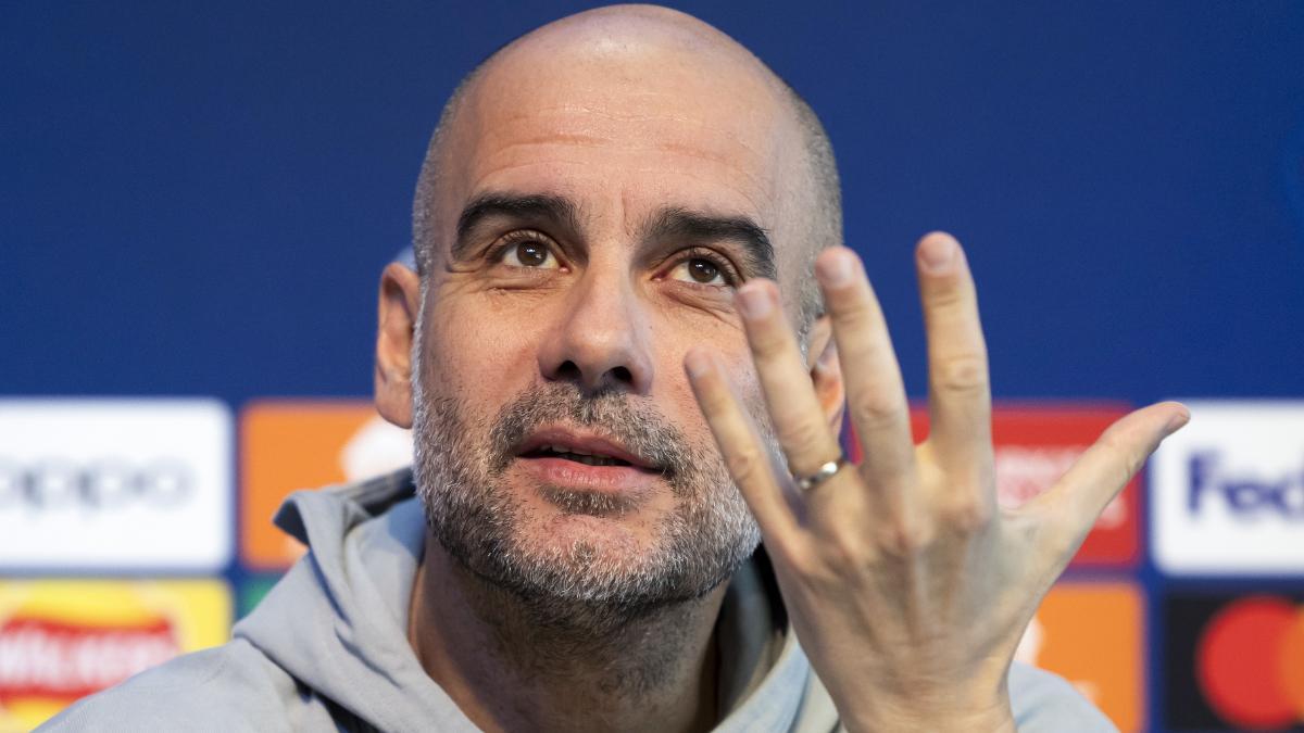 Pep Guardiola, entrenador del Manchester City