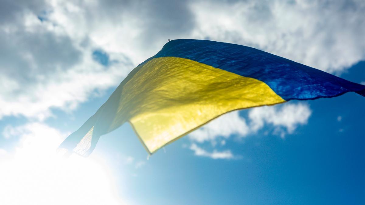 Bandera de Ucrania.