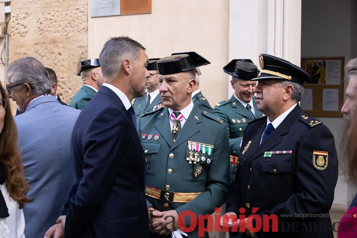 Celebración de la patrona de la Guardia Civil en Caravaca