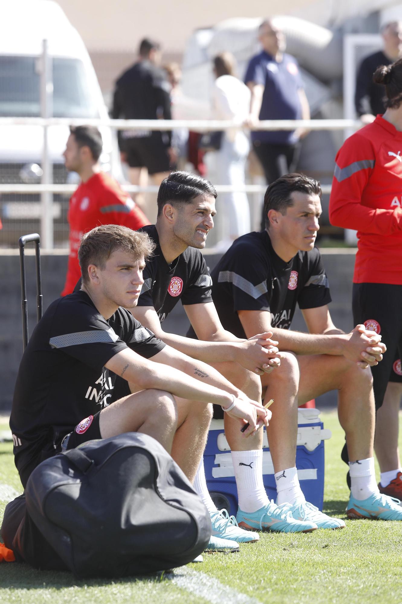 Entrenament de portes obertes del Girona FC