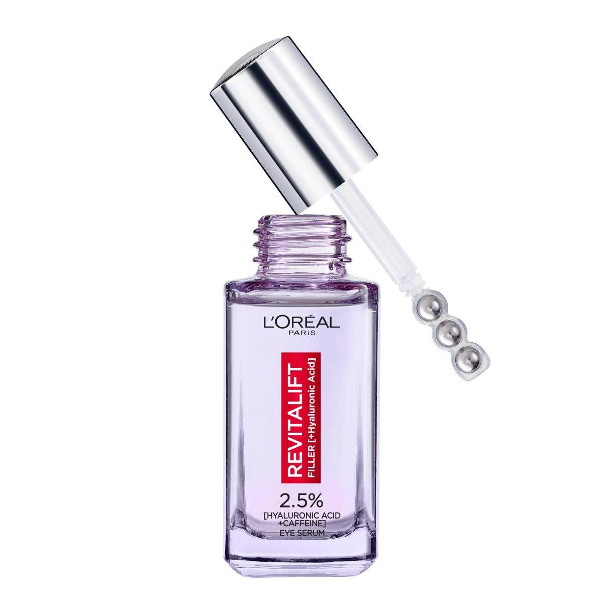 Contorno de ojos Revitalift Filler 2,5% Ácido hialurónico y Cafeína de L'Oréal Paris