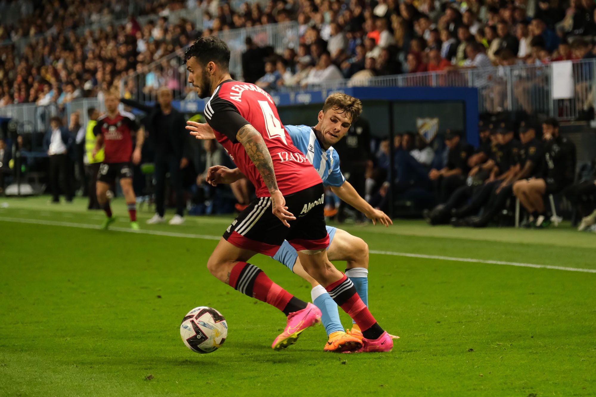 El Málaga CF - CD Mirandés, en imágenes