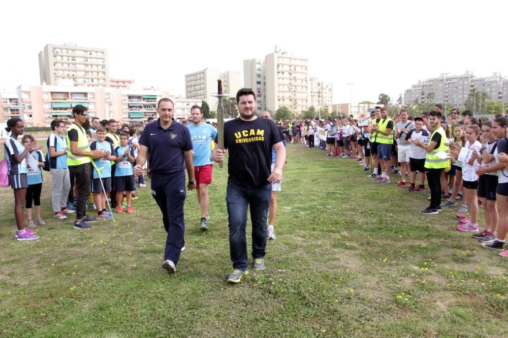 Competición escolar de Atletismo en Cartagena