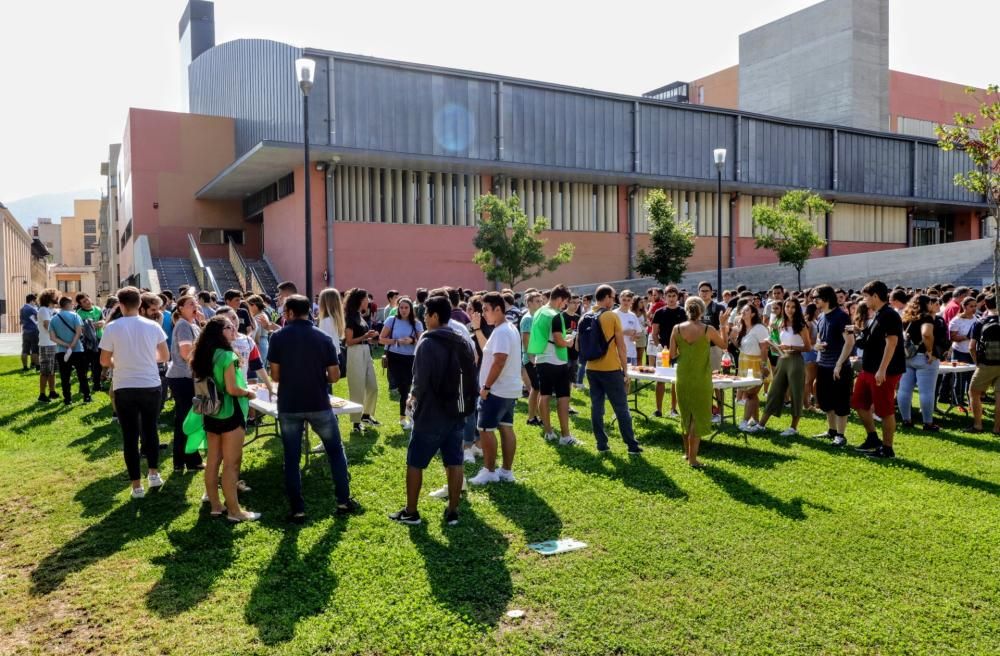 Acto de acogida en el Campus de Alcoy