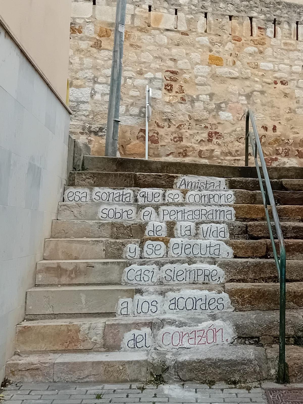 Los versos, paso a paso, en el Barrio de Olivares