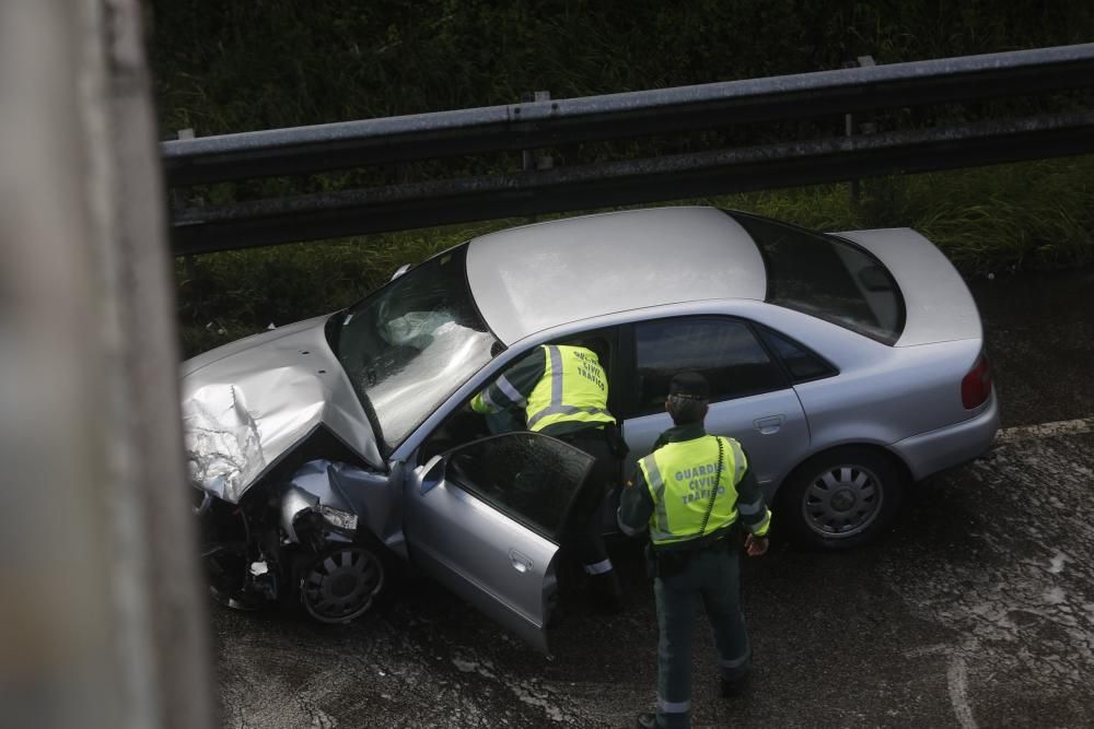 Accidente en la variante a la altura de Los Canapes