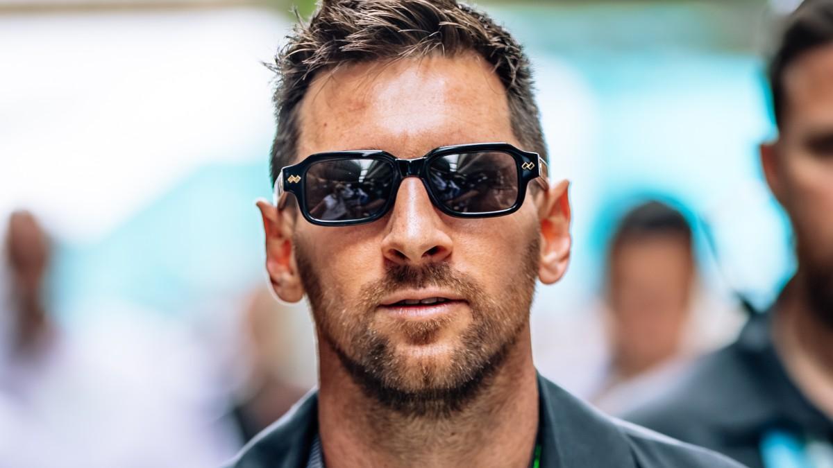 Leo Messi visitó el paddock