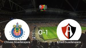 El Atlas Guadalajara consigue los tres puntos después de ganar 0-1 al Chivas Guadalajara