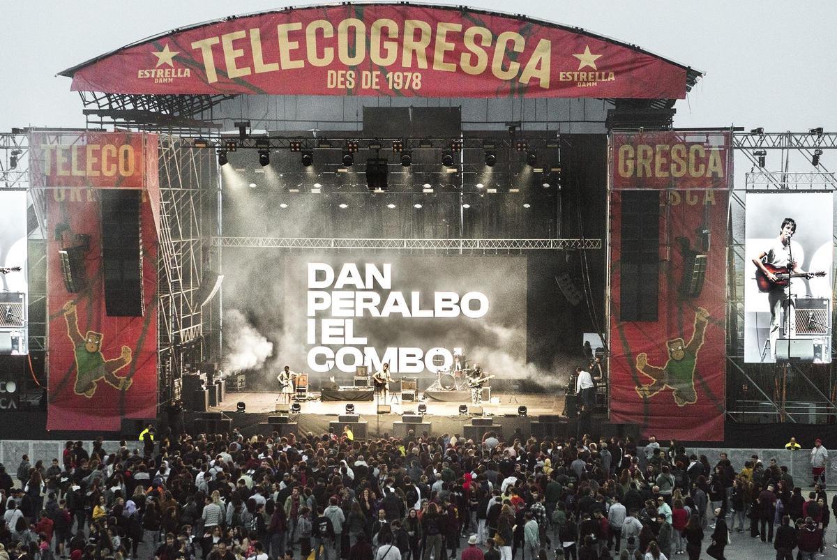El escenario del festival Telecogresca, en una de sus ediciones pasadas en el Fòrum, en Barcelona.