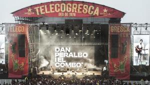 El escenario del festival Telecogresca, en una de sus ediciones pasadas en el Fòrum, en Barcelona.