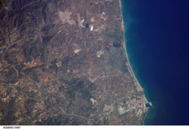 La Comunitat Valenciana, vista desde el espacio