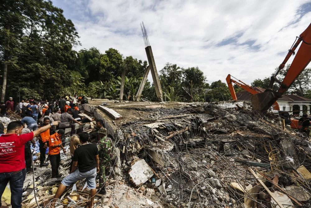 Las imágenes del terremoto en Indonesia