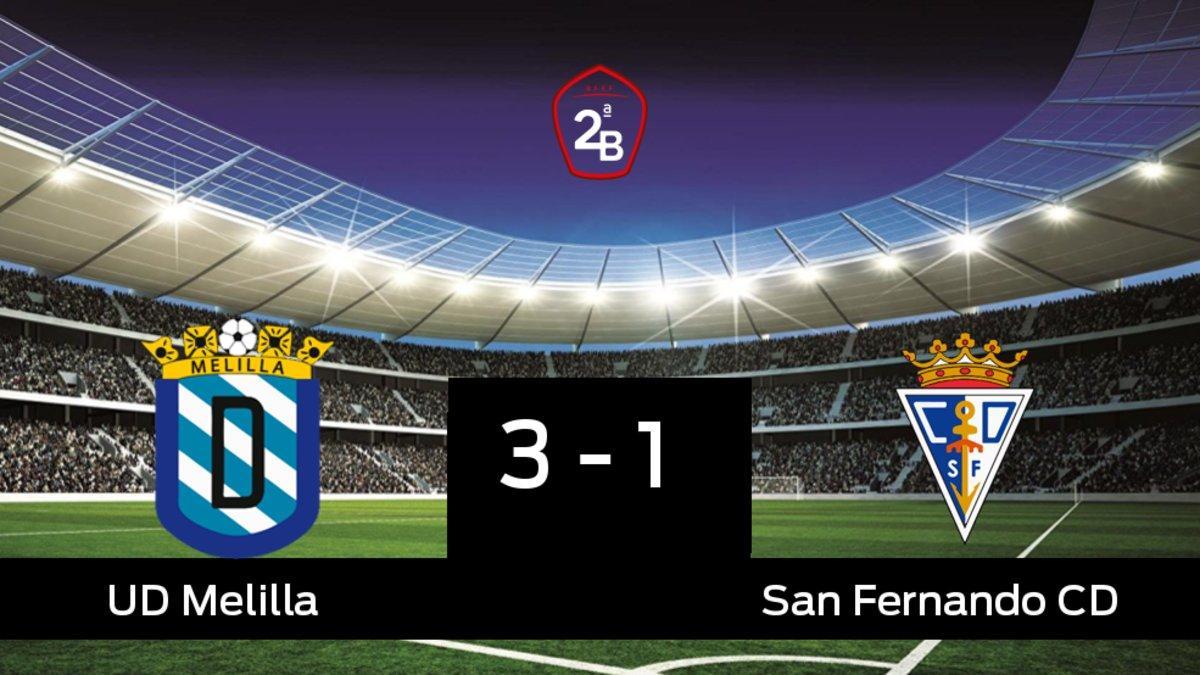 Los tres puntos se quedaron en casa: Melilla 3-1 San Fernando