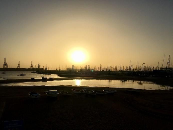 Nueva jornada de calima en las Islas Canarias