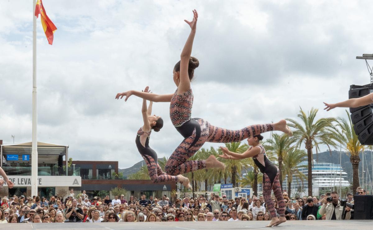 Una de las actuacioness del domingo en Cartgena por el Día Mundial e la Danza.
