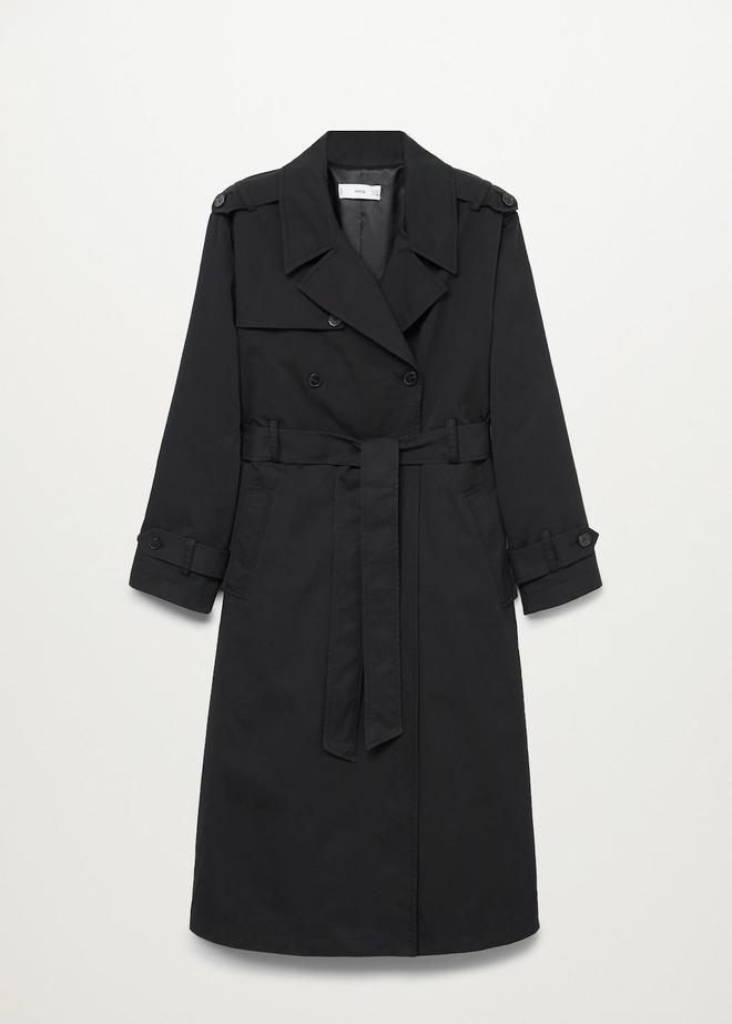 Trench algodón cinturón, de Mango (69,99 euros)