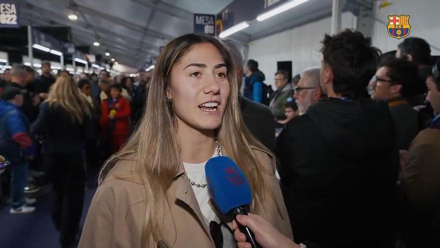 Laia Aleixandri votó y aseguró que un día como hoy "nos hace muy especiales"