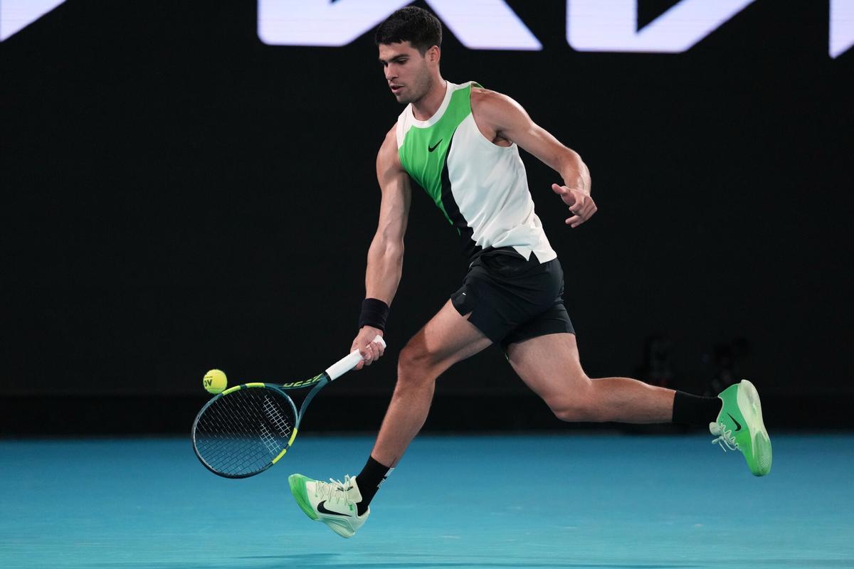 Open de Australia: Carlos Alcaraz - Adam Walton, en imágenes.