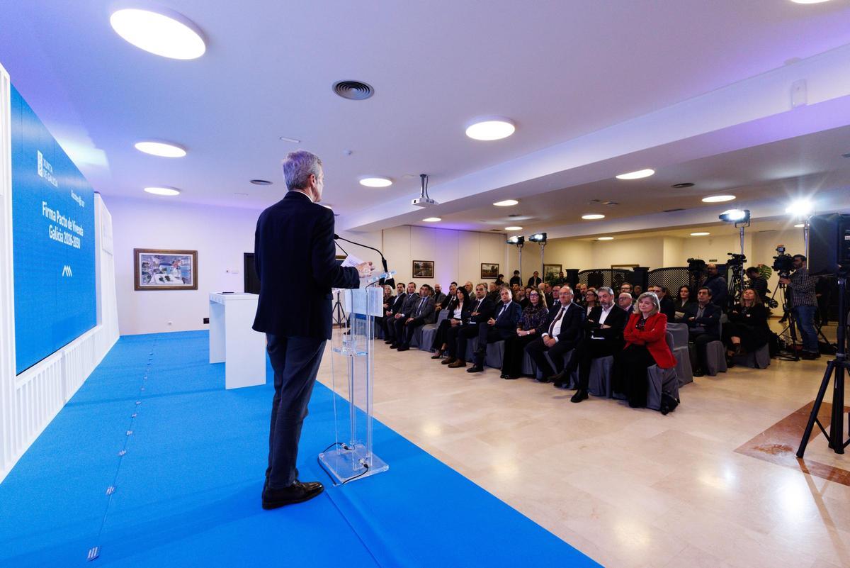 Acto de firma del II Pacto de Vivenda de Galicia