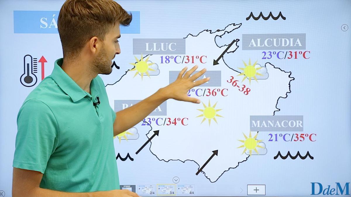 El tiempo del fin de semana en Mallorca: aprieta el calor, respiro el domingo