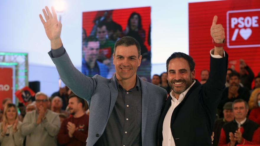 Sánchez respaldará este martes en Málaga por segunda vez a Dani Pérez en la precampaña a las elecciones municipales