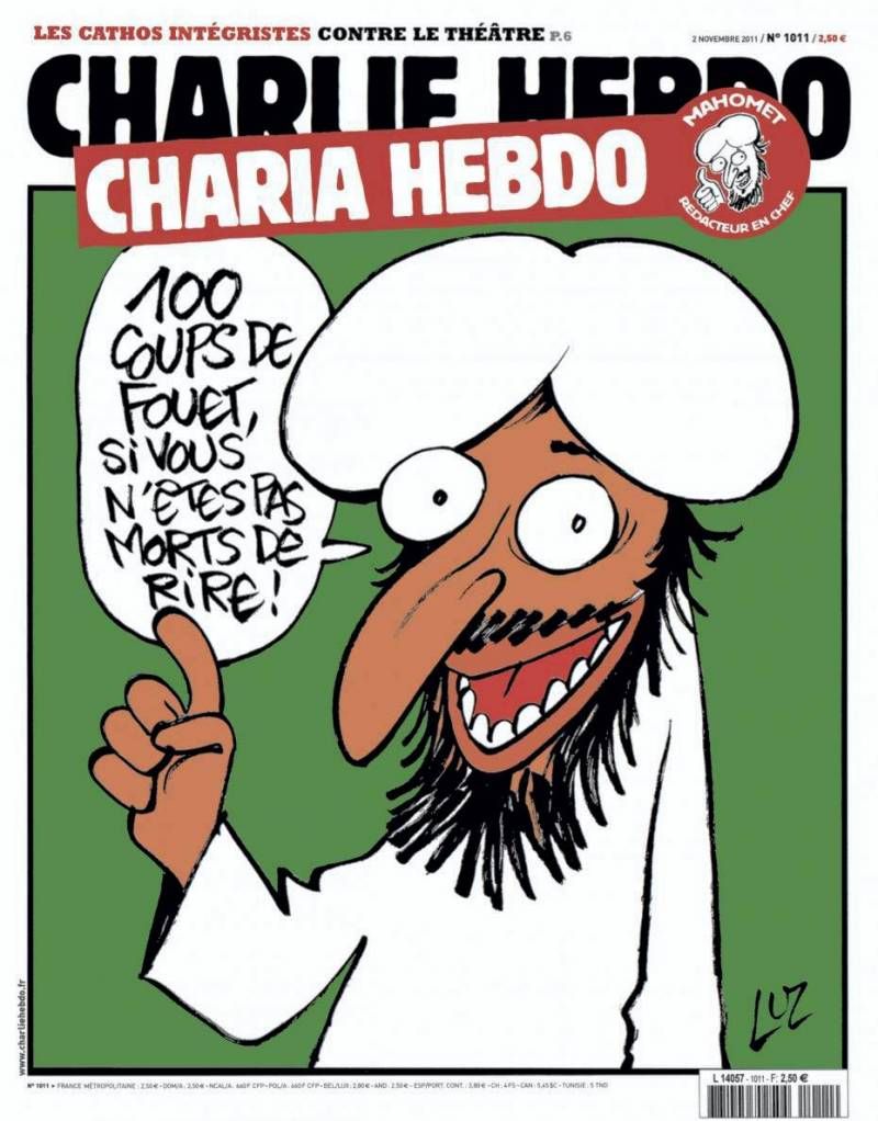 Sátira de las portadas del 'Charlie Hebdo'