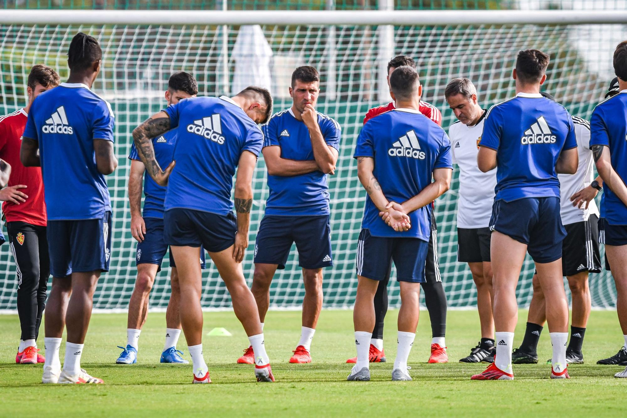 Segundo entrenamiento del Real Zaragoza en las instalaciones del las instalaciones de Pinatar Arena