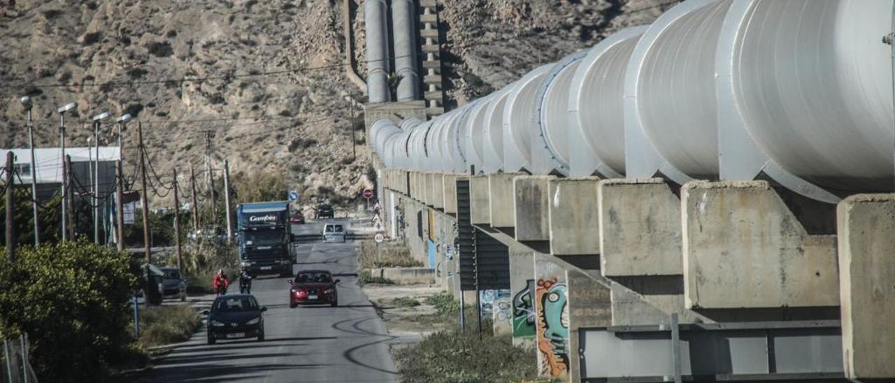 Infraestructura del trasvase Tajo-Segura en la comarca de la Vega Baja.