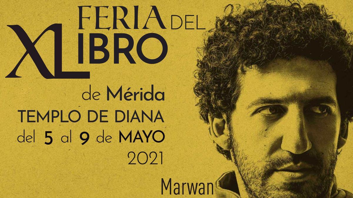 Marwan es el encargado de abrir la Feria del Libro de Mérida.