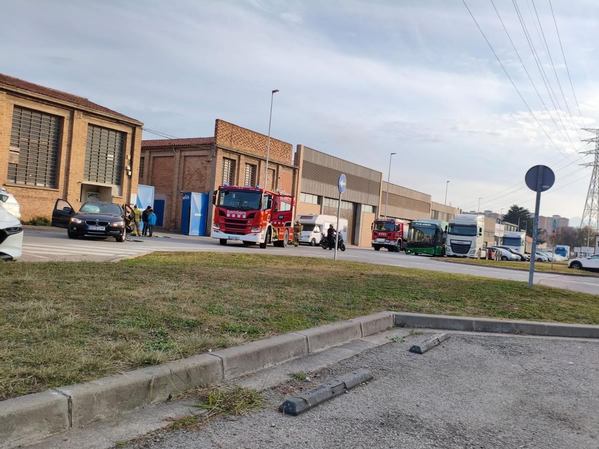El trànsit en aquest tram de l'avinguda dels Dolors s'ha hagut de taller