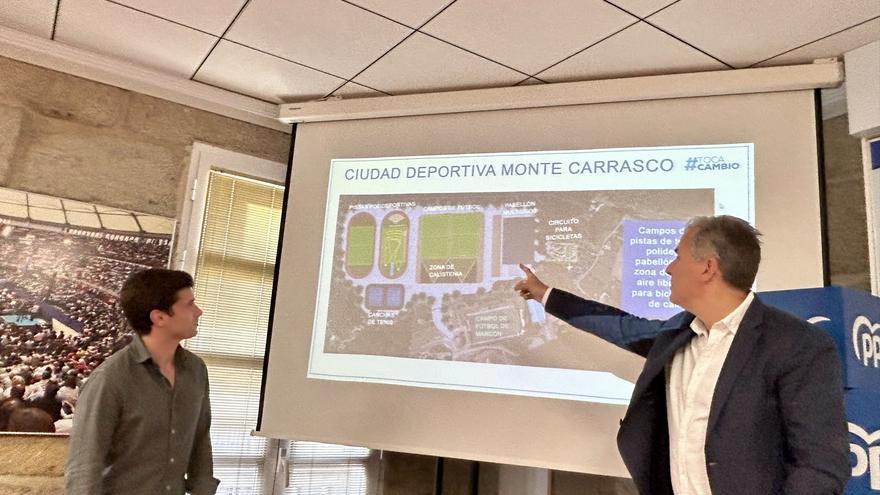 Domínguez diseña una ciudad deportiva en Monte Carrasco, entre Marcón y Tomeza