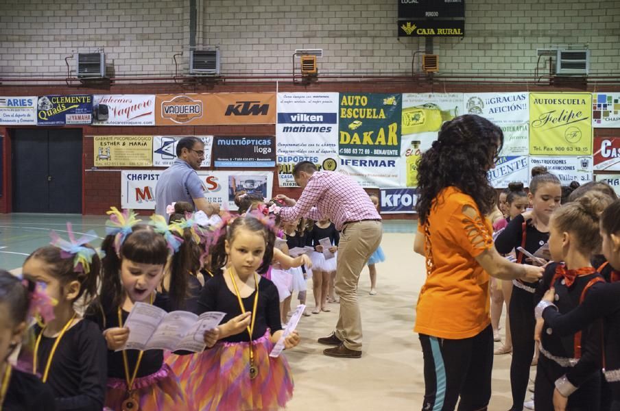 Exhibición de la Escuela de gimnasia rítmica