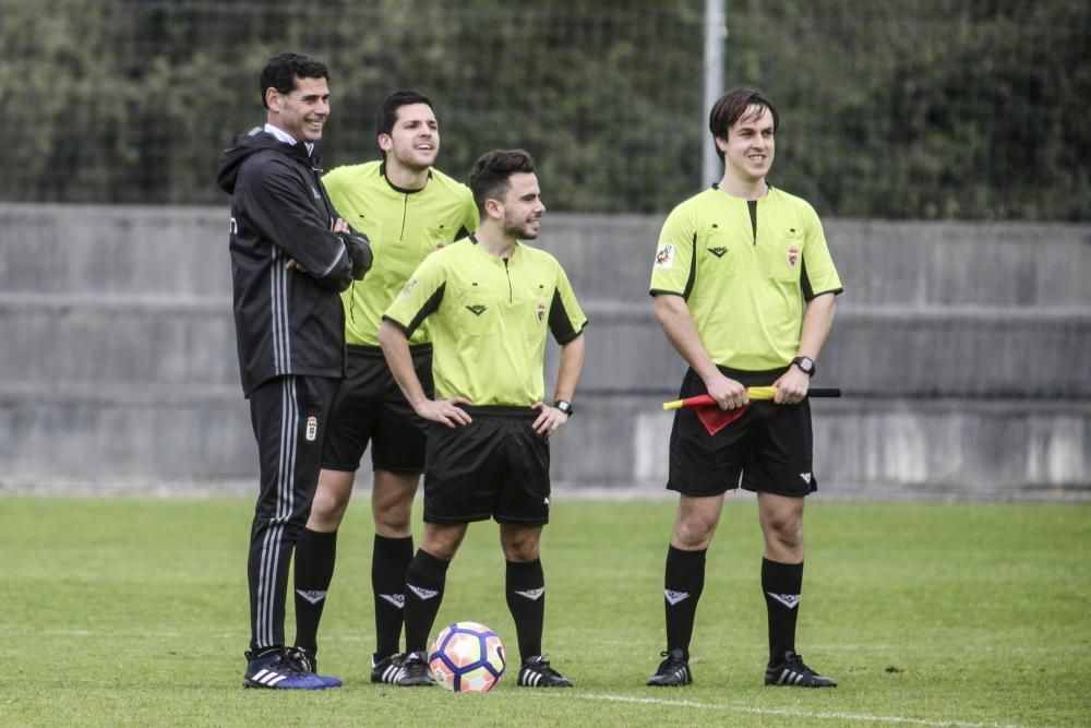 Entrenamiento del Real Oviedo en El Requexón